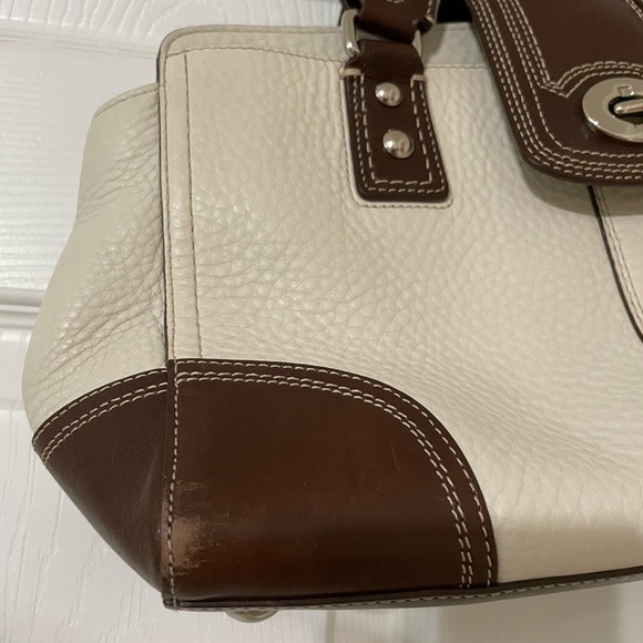 Vintage Coach Hamilton pebble leather handbag - Picture 5 of 11